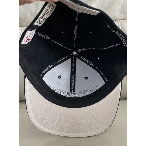 VTG San Antonio Spurs Mitchell & Ness Hardwood Classic Fitted 7 1/2 Never Worn - Picture 5 of 8